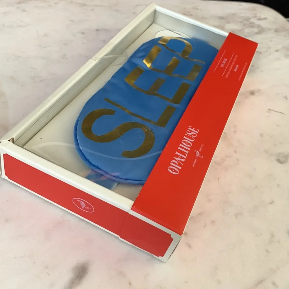 Opalhouse Adjustable Eye Mask with Message “SLEEP”